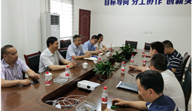 僑源氣體公司董事長(zhǎng)喬志涌到德勝釩鈦參觀(guān)交流
